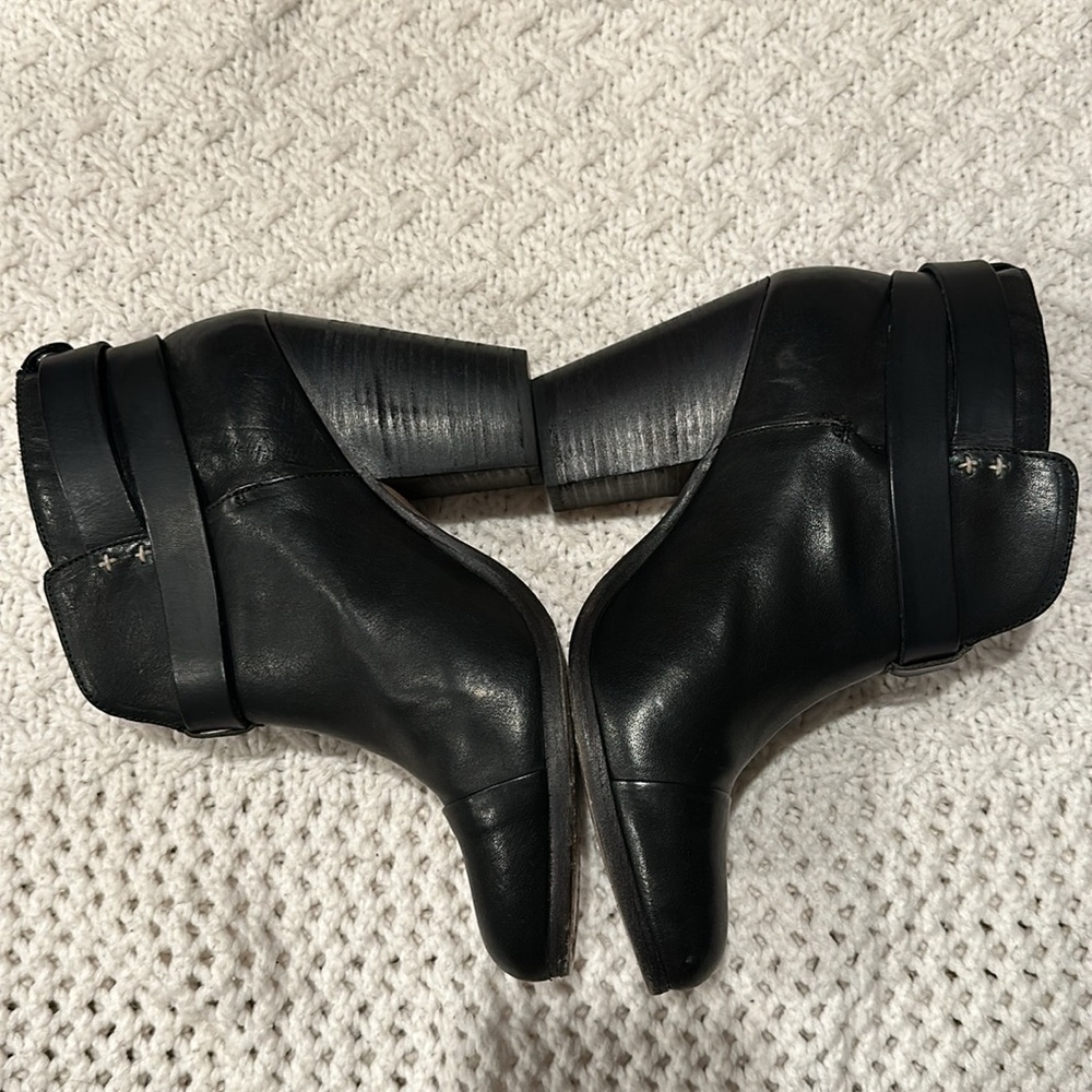 Rag and Bone Harrow Booties in Black Leather size 40 - Picture 3 of 12